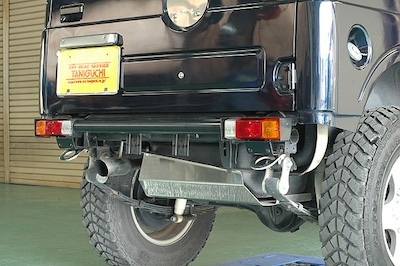 K-Products Jimny Bumper Exterior NEW Rear Skid Bumper Steel Black Center Round Pipe Taniguchi TANIGUCHI