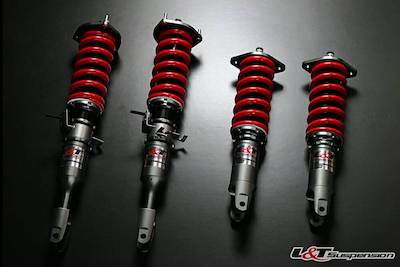 L&T SUSPENSION Nissan Fairlady Z Z33 350Z 2003-2008 Harmonic damping force 32 stage adjustment full tap