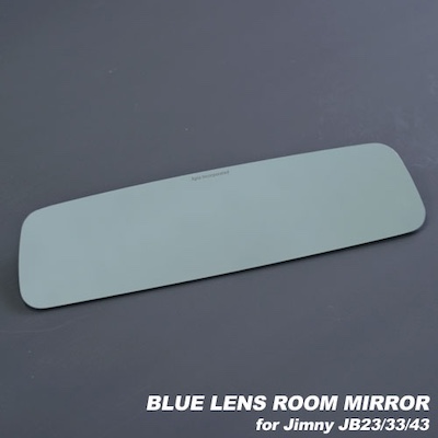 K-Products Jimny Interior Blue Tech Blue Lens Room Mirror Flat Type JB23 JB33 JB43 JB74 APIO