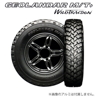 K-Products Jimny Tire Yokohama Geolander GEOLANDAR M/T+ 195R16C WILD TRACTION 4 pieces Compatible with JB64 JB74