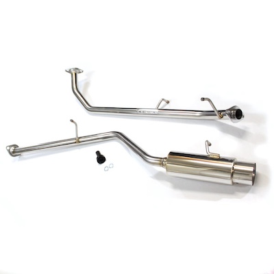 K-Products Jimny Soup Up Cannonball Muffler 2 φ42.7 & Front Pipe JA12 JA22