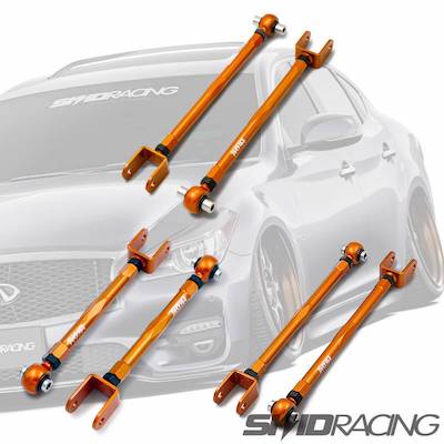 Skid Racing Y51 Fugue / V37 Skyline rear 3-piece set lower arm adjustable fugue integrated vehicle height adjustment