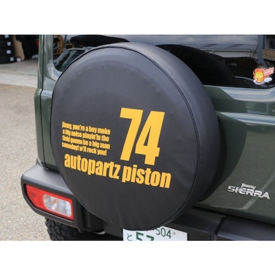 K-Products Jimny Accessories Spare Tire Cover Letter Type 74 Piston