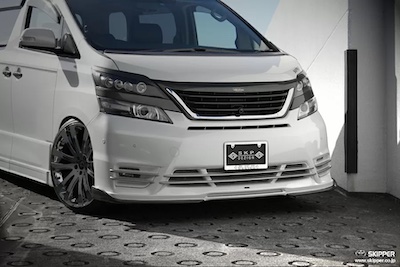 Skipper TOYOTA VELLFIRE first half Front Half Spoiler