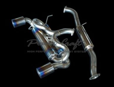 Power Craft  Z33 DE / HR Tornado Exhaust System SUS & TITAN Single Type