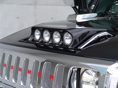 Branew Hummer H2 Driving Hood Panel (fog lamp sold separately)