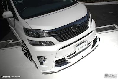 Skipper TOYOTA VELLFIRE Late Period Front Half Spoiler