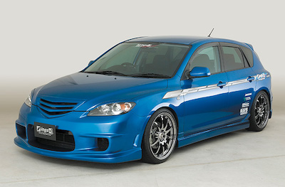 ings N-SPEC Axela BK#P 3P AERO SET (FRONT BUMPER / SIDE STEP / REAR BUMPER)