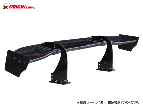 (Discontinued) Origin Labo - GT Wing Snake Style 1600mm Carbon + B-Type End Plates + 350mm Mount Set