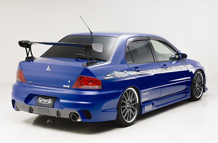 ings N-SPEC Lancer Evolution VII CT9A Rear Bumper