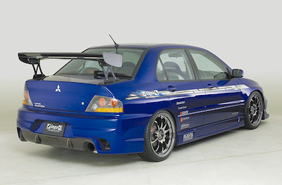 ings N-SPEC Lancer Evolution VIII/IX CT9A Rear Bumper