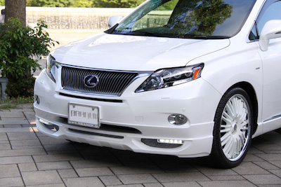 Branew Lexus RX Front spoiler (with LED daylight)