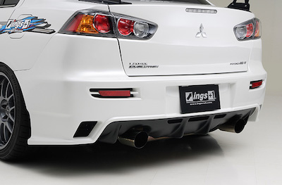 ings N-SPEC Lancer Evolution X CZ4A Rear Bumper