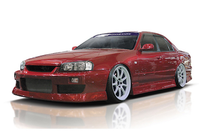 Final Konnexion FALCON Series R34 Skyline 4DR Front Bumper Spoiler