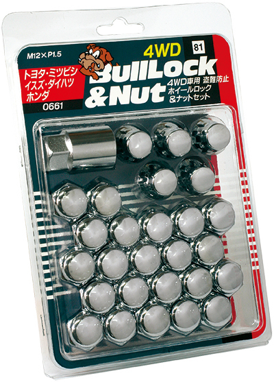 Bull Lock 4WD Lock Nuts 27 pieces (22 nuts / 5 locks)