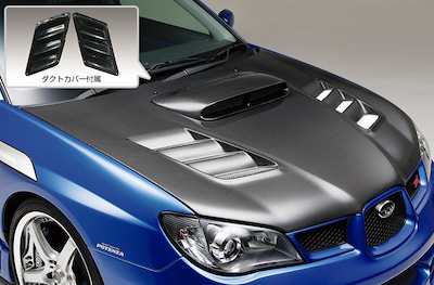 ings N-SPEC Impreza WRX STI GDB 2P AERO SET (AERO BONNET / INTERCOOLER AIR SCOOP)