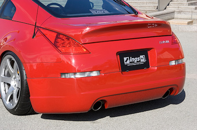 ings LX-SPORT Fairlady Z Z33 [late] Rear Half Spoiler