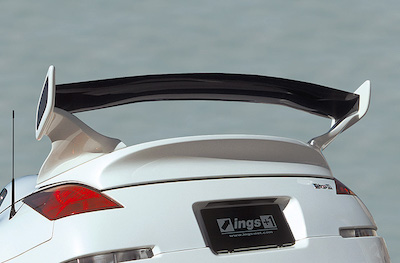 ings LX-SPORT Fairlady Z Z33 [late] 2P SET (REAR TRUNK SPOILER / REAR WING)