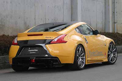 ROCKET DANCER Fairlady Z Z34 rear bumper spoiler