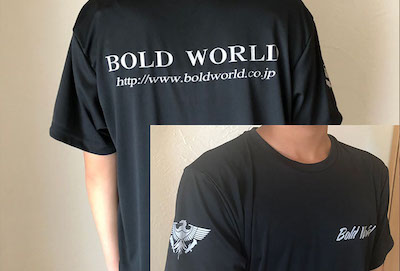 BOLD WORLD Original T-shirt SIZE:S/M/L/XL