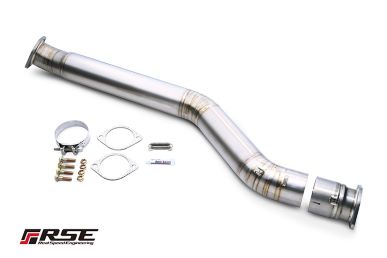 RSE Full Titanium Mid Pipe Kit For Supra JZA80