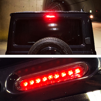 Crystal Eye LED High Mount Stop Lamp Red/Black/Smoke for New Suzuki Jimny/Jimny Sierra (JB64W/JB74W)