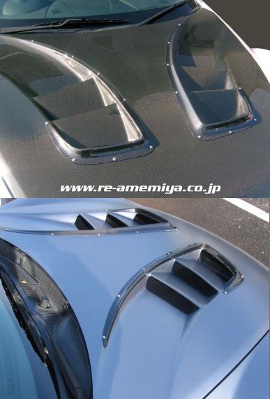 Re- Amemiya RX8 HOOD D1 DUCT GARNE