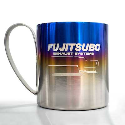FUJITSUBO Titanium mug cup BG (burnt color gradation processing)