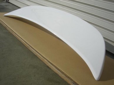 FRP rear wing made by Toyoshima Craft for Copen