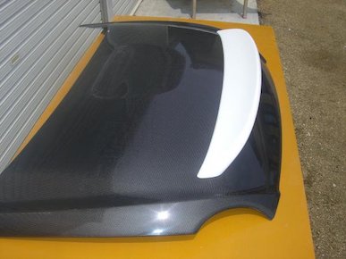 Toyoshima Craft Original FRP rear spoiler type II for Copen