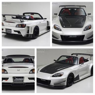 J'S RACING S2000 TYPE-GT Wide Body Aero System Full Kit