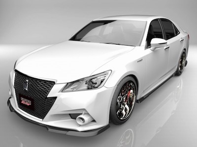 EUROU TOYOTA CROWN ATHLETE - GRS21 Series Early Under Spoiler Type 2 Aero Parts