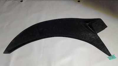 KURUMADOH Wide fender FRP for S2000 front normal fender (one side)