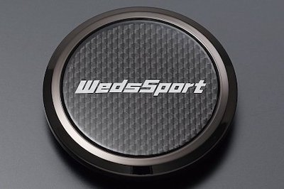 WedsSport flat center cap [TYPE1 Carbon]