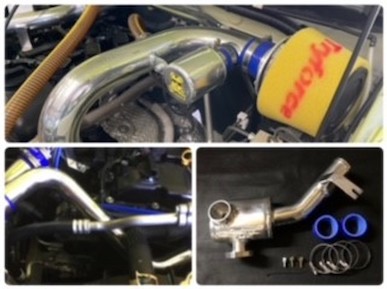 TryForce Jimny JB64 Intake special kit with blow-off valve adapter (Not compatible with genuine air cleaner box) For HKS/SQV with resonator