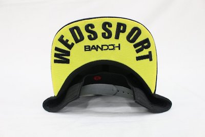 WedsSport BANDOH Straight Cap 23/ALL BLACK