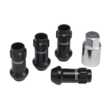 RAYS 17HEX L48 RACING LOCK NUT SET LONG TYPE (OPEN END TYPE)