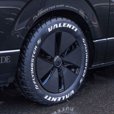 Valenti [Pre-order sales] [Free shipping for 4 bottles] 17 inch 6.5J aluminum wheel single item VALADE metallic wheel dry carbon plate 17inch.6.5J [VW17-VAGM-03]