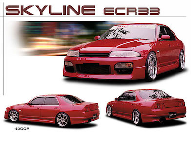 BigWin Skyline ECR33 Aero Parts