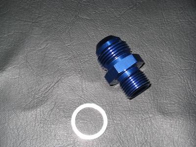 Flatwell Adapter straight screw AN10-M18×1.5 (with washer)