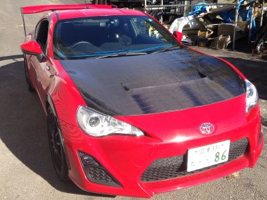 D-Speed 86 / BRZ / GT86 / FRS Carbon Bonnet Aero Shape Type 2 Single Duct