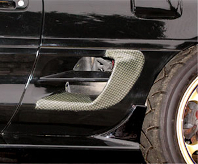 Border Racing Side inlet cover SW20-K made of Carbon