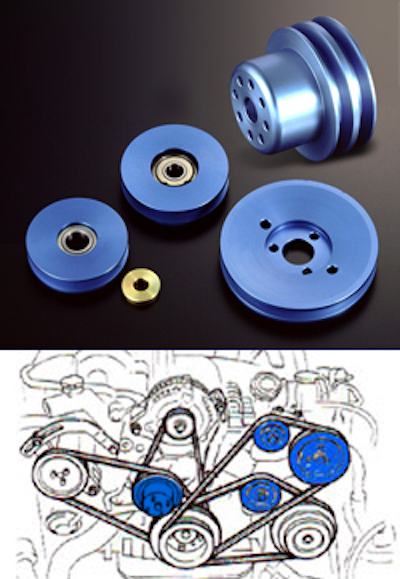 Border Racing 4 point pulley kit FC3S