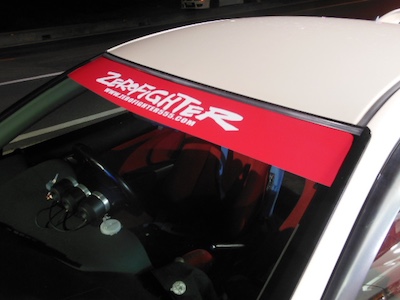 ZEROFIGHTER  DC5 Integra Zero Fighter Window Sticker