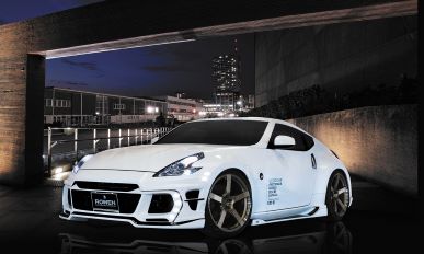 ROWEN Fairlady Z Z34 Front Bumper With LED SPOT LAMP