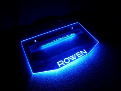 ROWEN LED Illumination Number Frame
