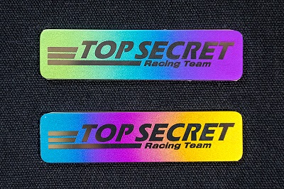 TOP SECRET TS Titanium Emblem (Line Logo)