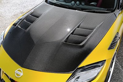 Top Secret RZ34 Dry Carbon Bonnet – With Ducts