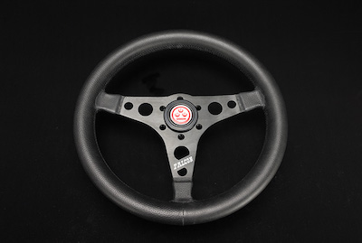 Falcon Black Steering Wheel 34CM