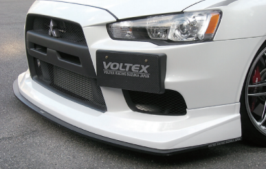 VOLTEX Half Spoiler w/ Carbon Front Splitter For Lancer Evo. X - CZ4A